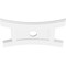 Ekena Millwork Haven Architectural Grade PVC Ceiling Medallion, 24"W x 16"H x 3"ID x 5 1/4"C x 1"P, One-Piece CMP24X16HN-03000 - alternate 4